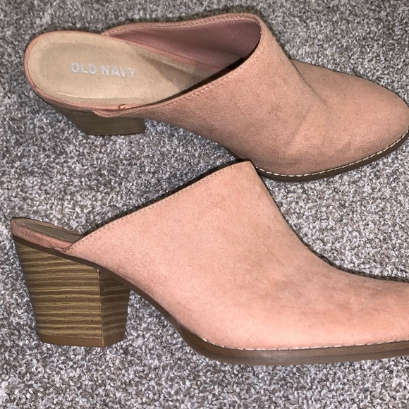 Taupe heeled mule - Picture 2 of 5
